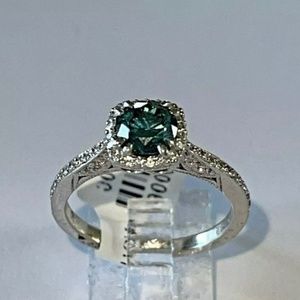 Tacori blue diamond ring